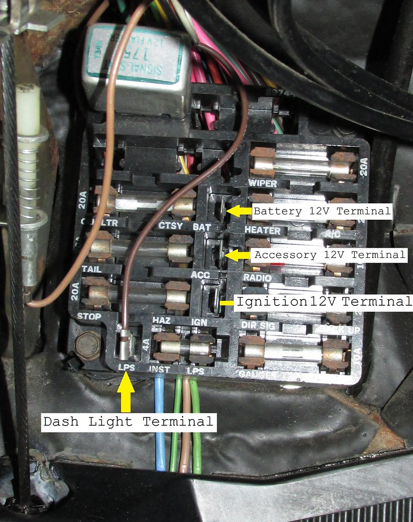 1984 Camaro Fuse Box Diagram