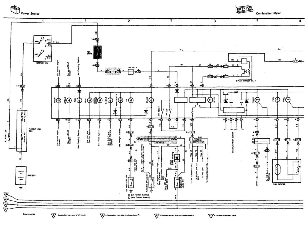 1990 Lexus Ls400 Fuse Box Diagram