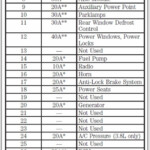 2000 Mustang V6 Fuse Box Diagram