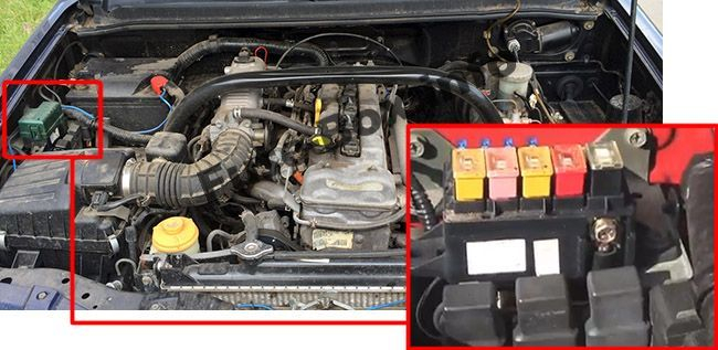 2004 Chevy Tracker Fuse Box Diagram