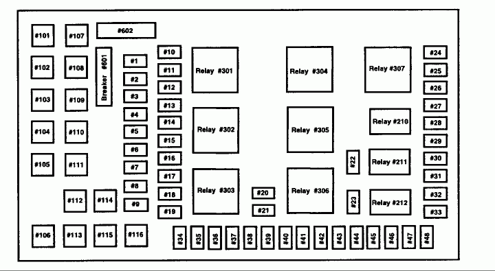 2004 Ford F350 Fuse Panel Diagram Needed