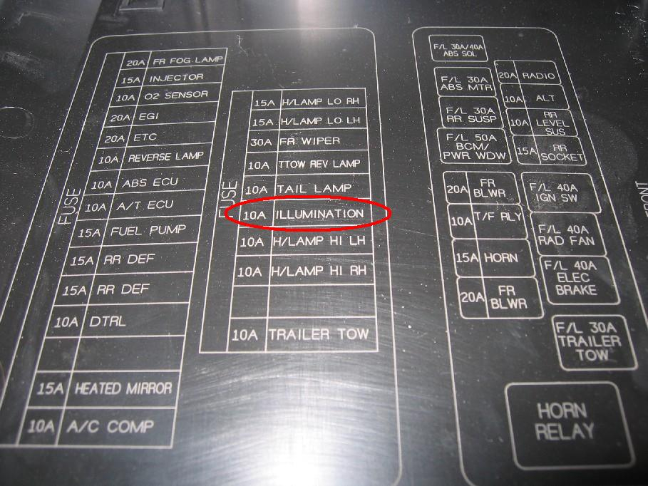 2004 Nissan Titan Under Hood Fuse Box Diagram