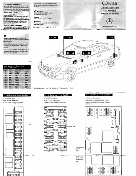 2008 Mercedes Ml350 Fuse Box Diagram Solved Need A Fuse Diagram For 