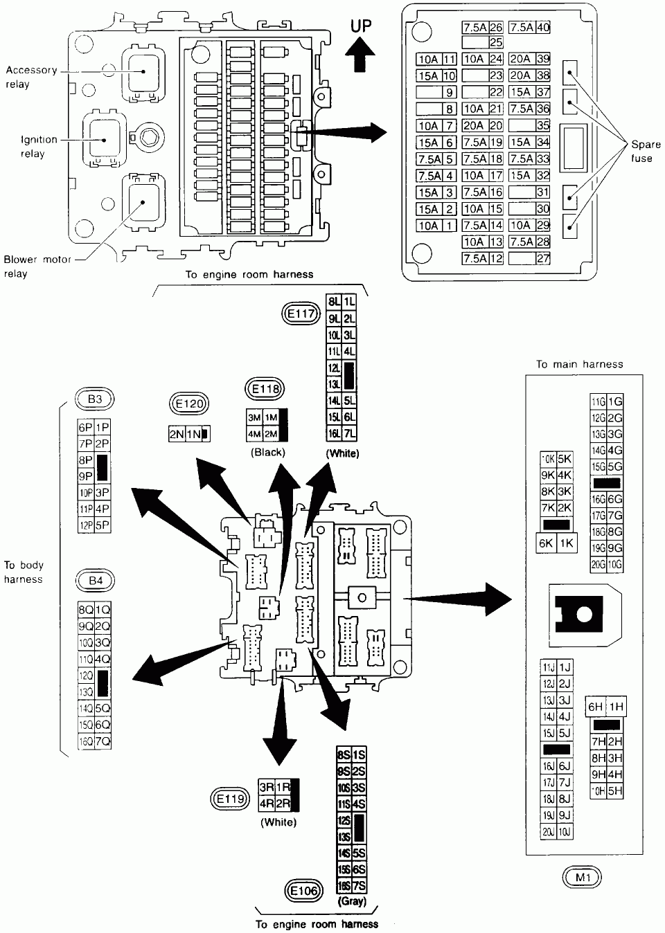 2008 Nissan Altima Fuse Box Wiring Diagram Schemas