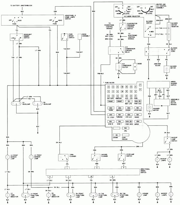 98 S10 Stereo Wiring Diagram