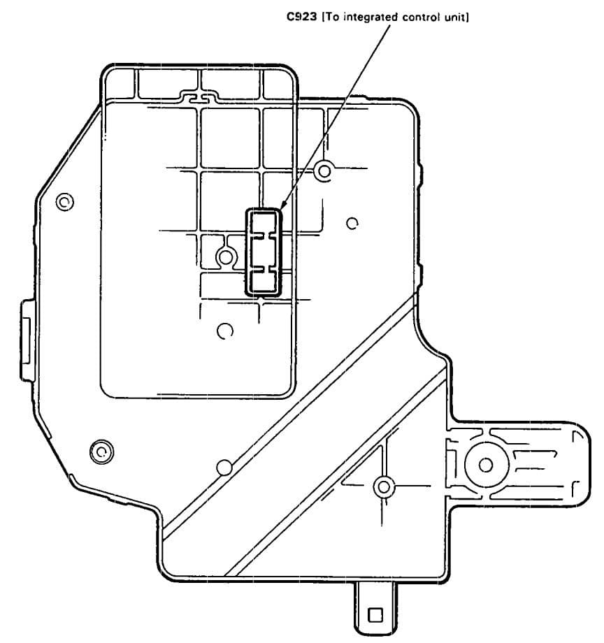 Acura Legend 1993 Sicherungskastendiagramm