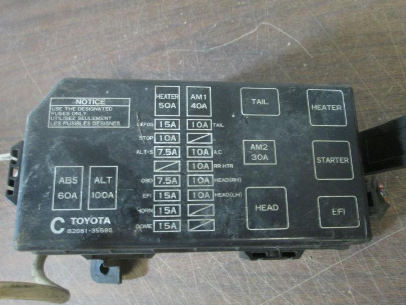 Buy TS51 96 97 98 TOYOTA 4RUNNER FUSE BOX POWER DISTRIBUTION BOX In 