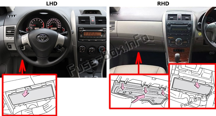 Corolla Fuse Panel Diagram