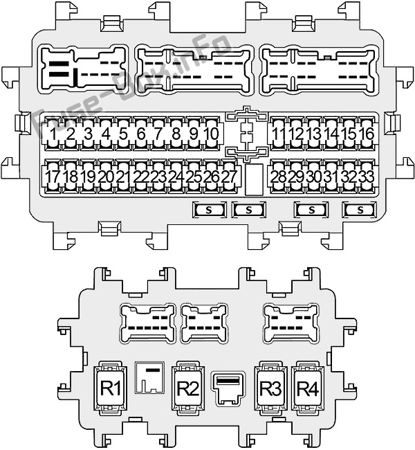 Die Sicherungskasten Und Das Relais F r Nissan Altima L33 2013 2018 