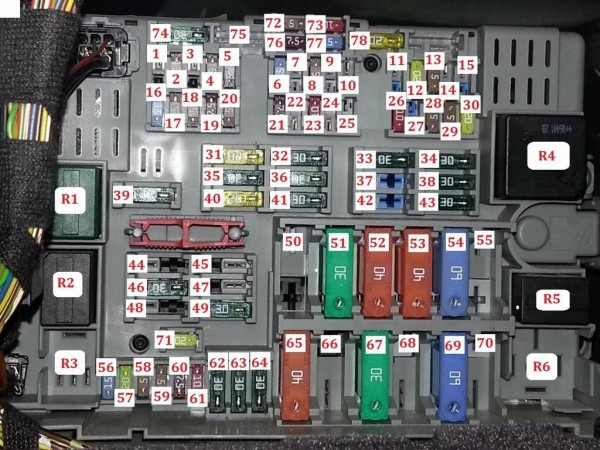 E90 Fuse Box