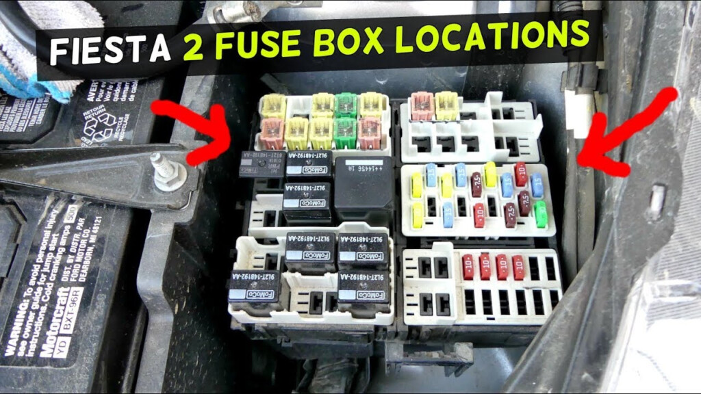 FORD FIESTA FUSE LOCATION FUSE BOX LOCATION MK7 ST YouTube