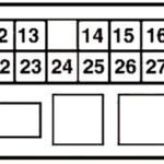 Fuse Box Diagram Lexus IS250 IS350 XE20 2006 2013