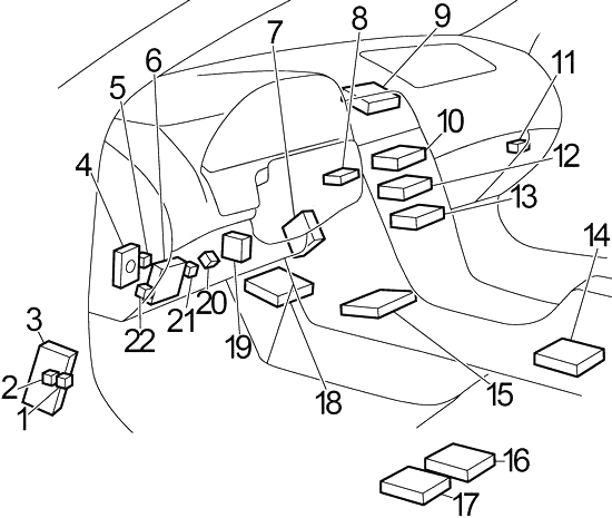 Infiniti I35 1999 2004 Fuse Box Diagram Auto Genius