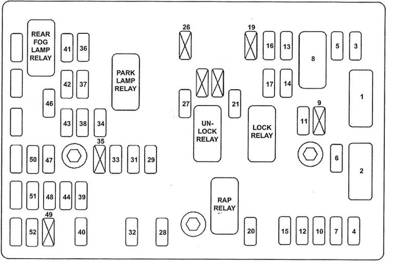 Isuzu Ascender 2004 Fuse Box Diagram Auto Genius