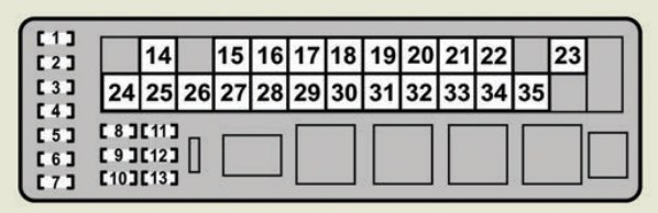 Lexus GS350 2007 Fuse Box Diagram Auto Genius