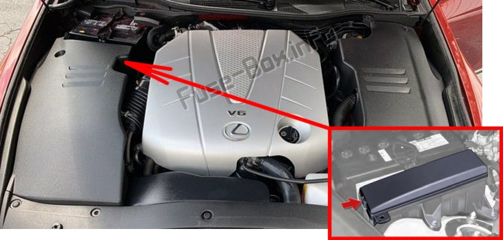 Schemi Della Scatola Dei Fusibili Lexus GS350 GS430 GS460 S190