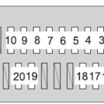 Sicherungskasten Und Relais Toyota Prius XW20 2008 2009