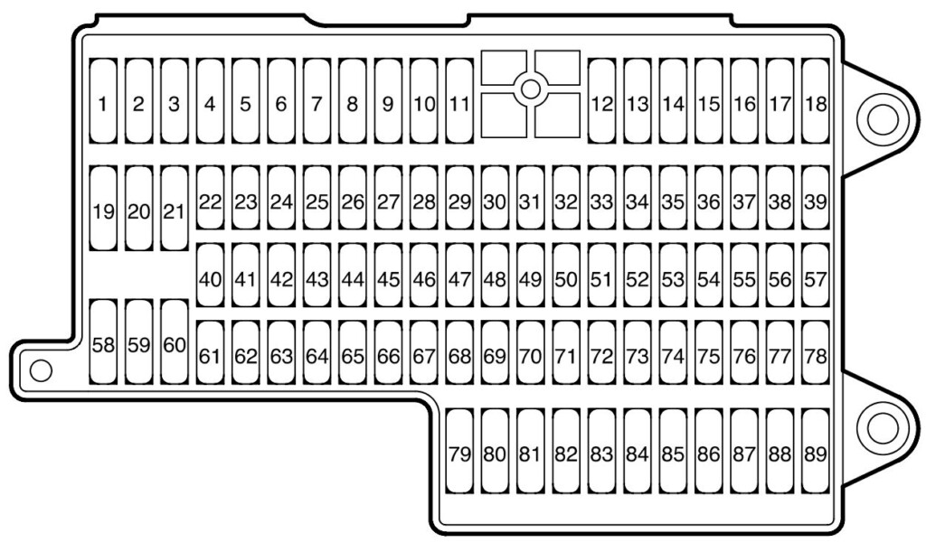 Volkswagen Phaeton 2002 2006 Schema Sicherungskasten 