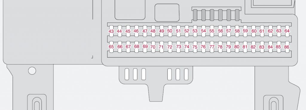 Volvo S40 Mk2 zweite Generation 2008 Schema Sicherungskasten 