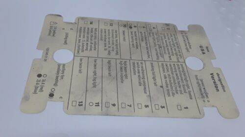 W123 U S Mercedes Fuse Box Diagram Card 300d 300cd 240d 300td EBay